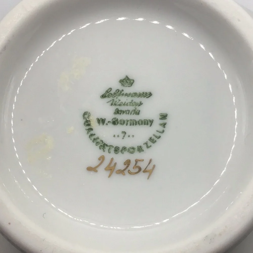 Vintage china bowl with lobster motif